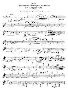 Seventy-Five Melodious and Progressive Studies, Op.36: livro I by Jacques Féréol Mazas