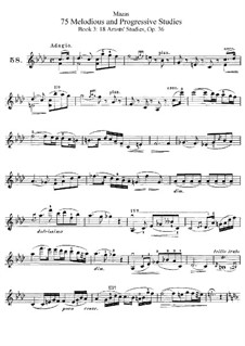 Seventy-Five Melodious and Progressive Studies, Op.36: book III by Jacques Féréol Mazas