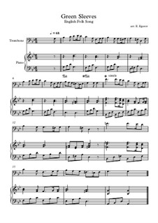 Vocal-instrumental version: para trombone e piano by folklore
