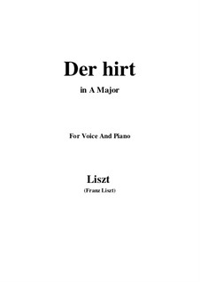 Three Songs from 'William Tell', S.292: No.2 Der hirt (A Major) by Franz Liszt