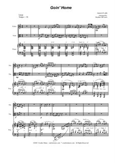 Movement II (Largo): Duet for violin and viola by Antonín Dvořák