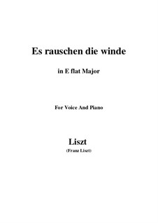 Es rauschen die Winde, S.294: E flat maior by Franz Liszt