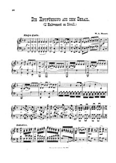 Fragments: Para Piano by Wolfgang Amadeus Mozart