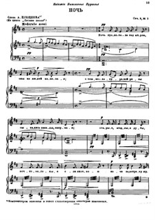 Six Romances, Op.8: No.2 Night by Nikolai Rimsky-Korsakov
