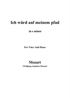 An die Hoffnung, K.390 (340c): E minor by Wolfgang Amadeus Mozart