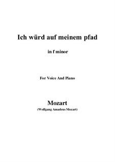 An die Hoffnung, K.390 (340c): F minor by Wolfgang Amadeus Mozart