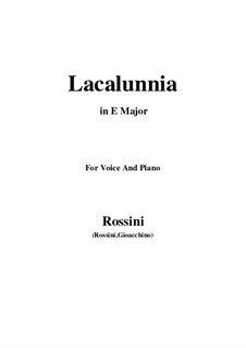 La calunnia è un venticell: E Major by Gioacchino Rossini