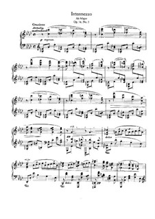 Eight Pieces, Op.76: No.3 Intermezzo in A Flat Major by Johannes Brahms