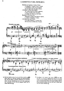 Deuxième année. Italie, S.161: No.4 Sonetto 47 del Petrarca by Franz Liszt