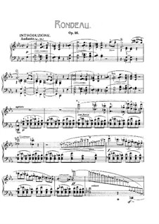 Rondo in E Flat Major, Op.16: Para Piano by Frédéric Chopin
