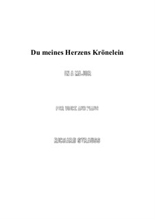 No.2 Du meines Herzens Krönelein: A maior by Richard Strauss