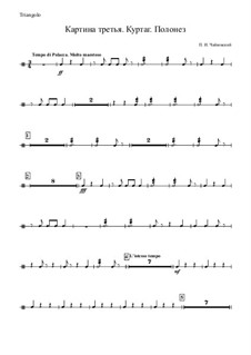 Polonaise: parte triangulo by Pyotr Tchaikovsky