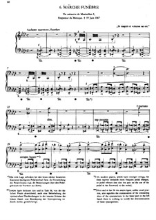 Troisième année, S.163: No.6 Marche funèbre by Franz Liszt