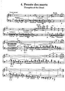 Harmonies poétiques et religieuses, S.173: No.4 In Memory of the Dead by Franz Liszt