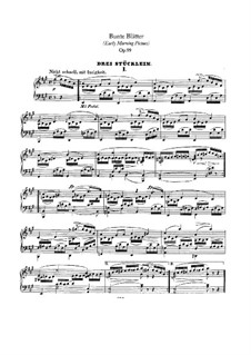 Bunte Blätter (Colored Leaves), Op.99: set completo by Robert Schumann