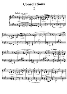 Consolations, S.172: set completo by Franz Liszt