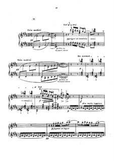 No.5 Les collines d'Anacapri: Para Piano by Claude Debussy