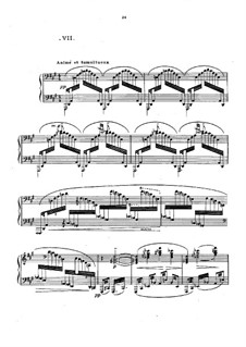 No.7 Ce qu'a vu le vent d'ouest : Para Piano by Claude Debussy