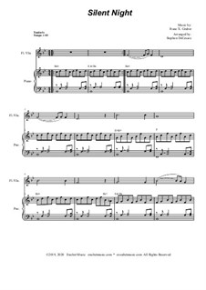 Solo instrument and piano: Para flauta (ou violino) e piano by Franz Xaver Gruber