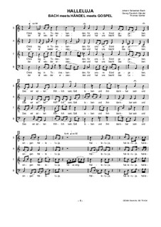 Halleluja - Bach meets Händel meets Gospel: Halleluja - Bach meets Händel meets Gospel by Johann Sebastian Bach, Georg Friedrich Händel, Thomas Gürtler