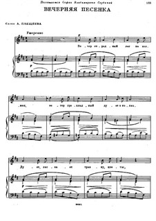 Evening Song: Canção noturna by Modest Mussorgsky