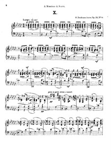 Prelude No.10 in G Flat Major: Para Piano by Sergei Rachmaninoff