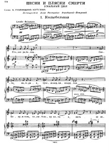 Songs and Dances of Death: No.1 canção de ninar by Modest Mussorgsky