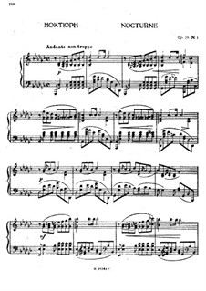 Nocturne in G Flat Major, Op.28 No.1: Para Piano by Anton Rubinstein