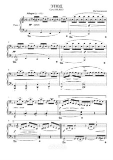 Etude No.13: Para Piano by Johann Friedrich Burgmüller