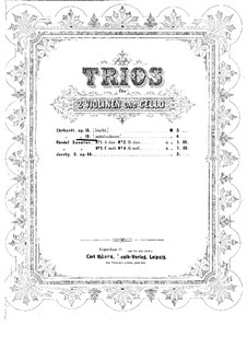 String Trio in E Minor, Op.19: violino parte I by Andreas Ehrhardt