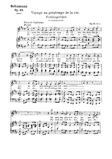 Romances and Ballades, Op.45: No.2 Frühlingsfahrt (Spring Journey) by Robert Schumann