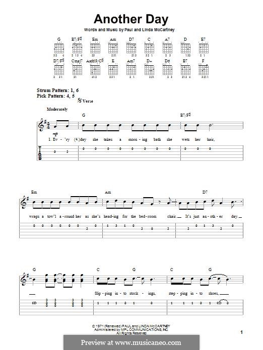 Another Day: Para Guitarra by Linda McCartney, Paul McCartney