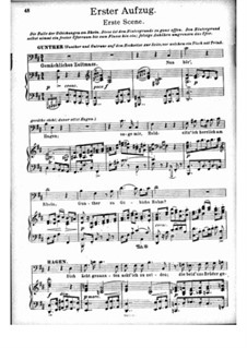 Twilight of the Gods, WWV 86d: ato I, para vozes e piano by Richard Wagner