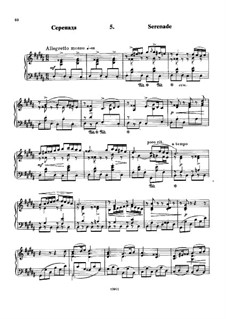 À Argenteau, Op.40: No.5 Sérénade by César Cui