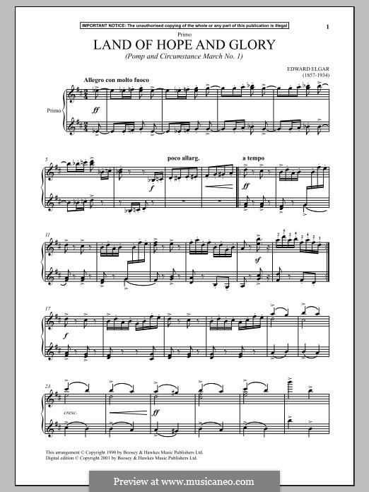 Pomp and Circumstance: Para Piano by Edward Elgar