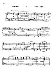 À Argenteau, Op.40: No.8 À la chapelle (At the Chapel) by César Cui