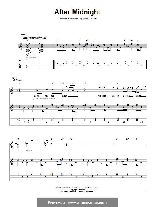 After Midnight: Para guitarra com guia by J.J. Cale