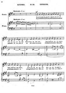 Einundzwanzig Gedichte von Nekrasov, Op.62: Nr.10 Katharina by César Cui