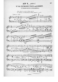 Rienzi, the Last of the Tribunes, WWV 49: Act V. Arrangement for voices and piano by Richard Wagner