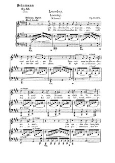 Romances and Ballades, Op.53: No.2 Loreley by Robert Schumann