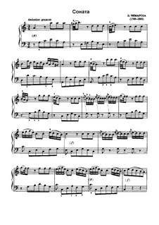 Sonata in A Minor: Para Piano by Domenico Cimarosa
