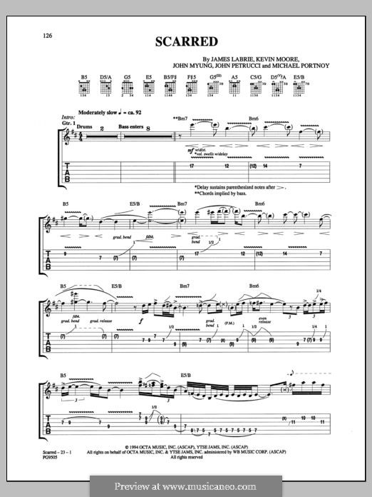 Scarred (Dream Theater): Scarred (Dream Theater) by John Petrucci