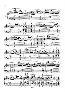 Four Impromptus for Piano, D.899 Op.90: Impromptu No.4 (with fingering) by Franz Schubert