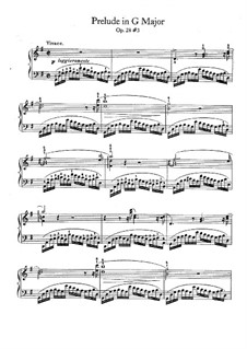 No.3 in G Major: Para Piano by Frédéric Chopin