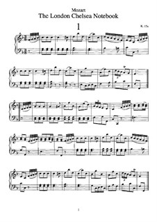 The London Notebook: Para Piano by Wolfgang Amadeus Mozart