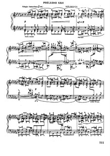 Prelude and Fugue No.22 in B Flat Minor, BWV 867: Para Piano by Johann Sebastian Bach