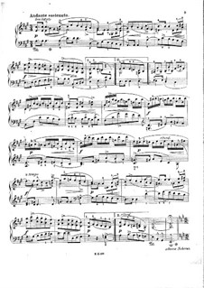 Sonatas for Piano, Op.72: Sonata No.3, movement II by Johann Carl Eschmann