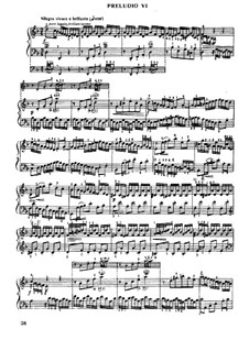 Prelude and Fugue No.6 in D Minor, BWV 875: Para Piano by Johann Sebastian Bach