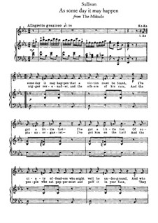 As Some Day It May Happen: Para vocais e piano by Arthur Seymour Sullivan
