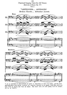 Practical Singing Tutor for All Voices, Op.474: Singing Tutor for Baritone or Bass. Movement II by Franz Wilhelm Abt
